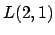 \bgroup\color{black}$ L(2,1)$\egroup