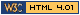 Valid HTML 4.01 Transitional