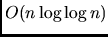 $O(n\log \log n)$